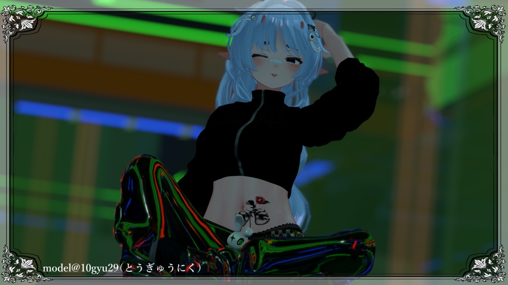 【Tatoo texture】✿一輪挿し✿ タトゥー 複数デザインセット