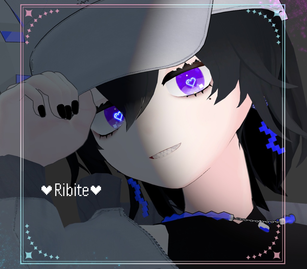 【28アバター対応】PIXEL♥EYE アイテクスチャ EYE texture