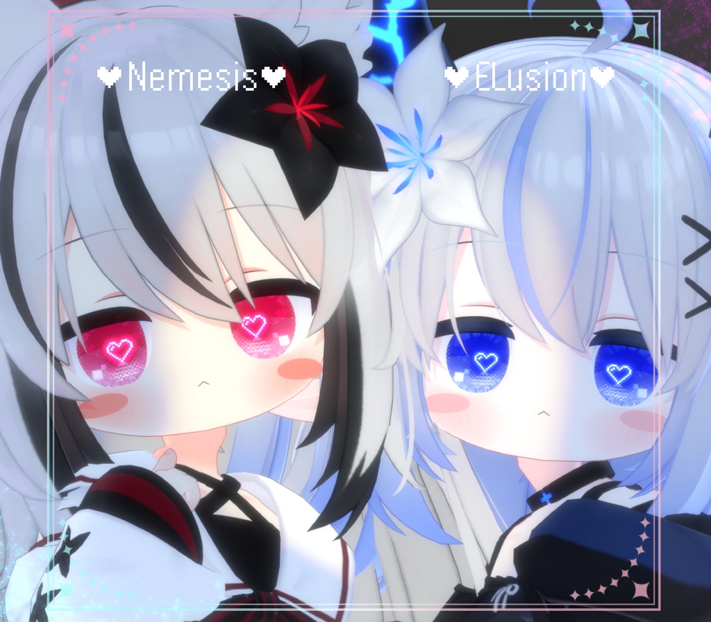 【28アバター対応】PIXEL♥EYE アイテクスチャ EYE texture