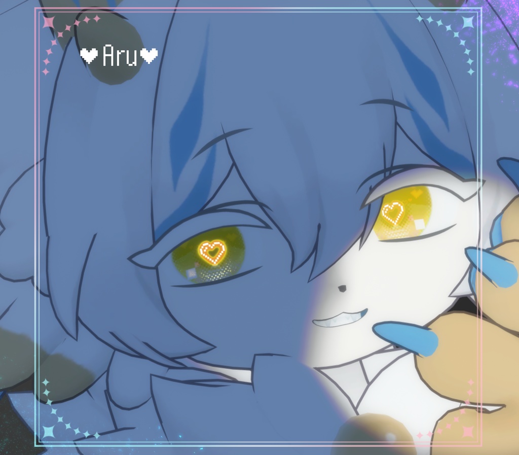 【28アバター対応】PIXEL♥EYE アイテクスチャ EYE texture