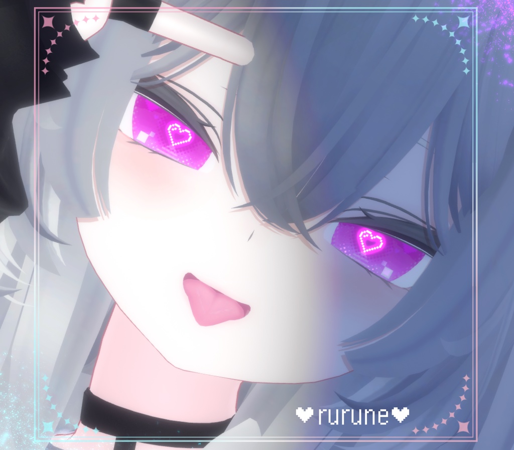 【28アバター対応】PIXEL♥EYE アイテクスチャ EYE texture