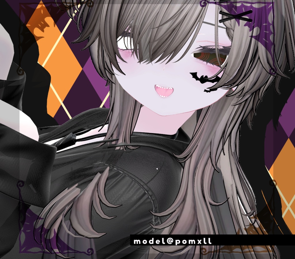 【Tatoo texture】ゆるかわHALLOWEEN すてっかー タトゥー 複数デザインセット