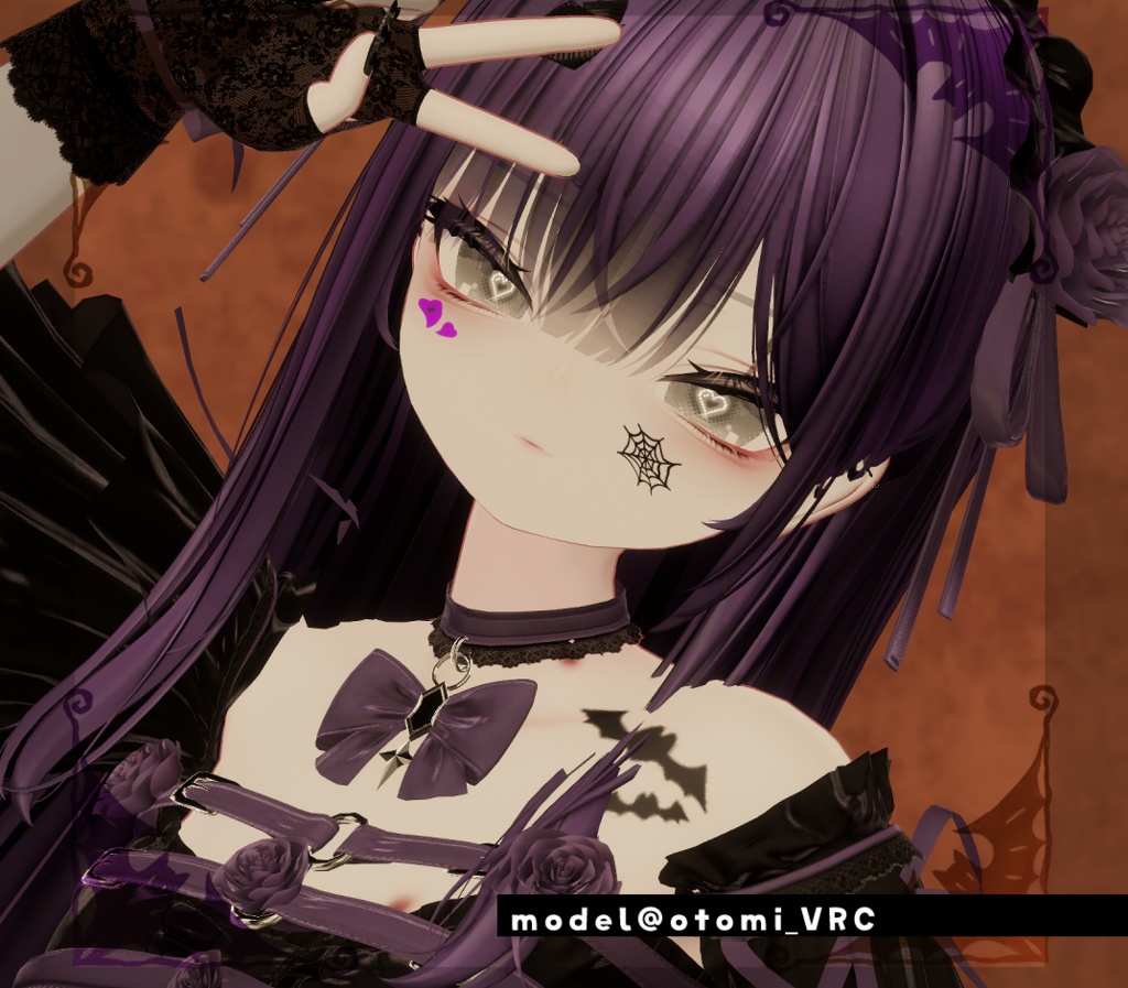 【Tatoo texture】ゆるかわHALLOWEEN すてっかー タトゥー 複数デザインセット