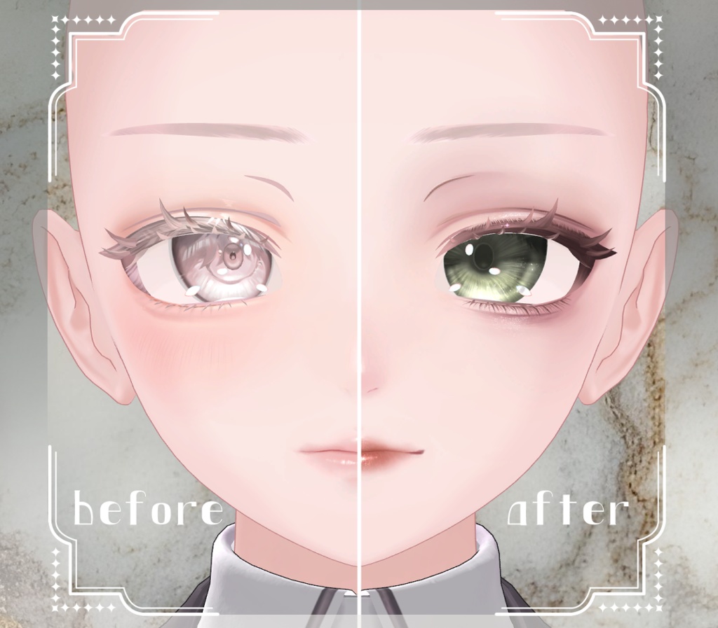 【ルミナ/LUMINA】アイ&メイク テクスチャ01 Eye&Makeup Texture& Blendshape
