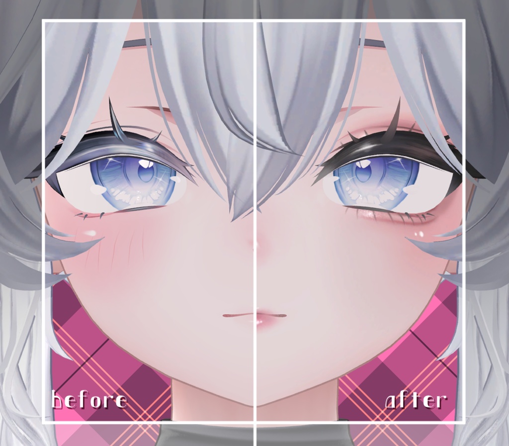 【しお/Sio】地雷系メイク テクスチャ Makeup Texture 01