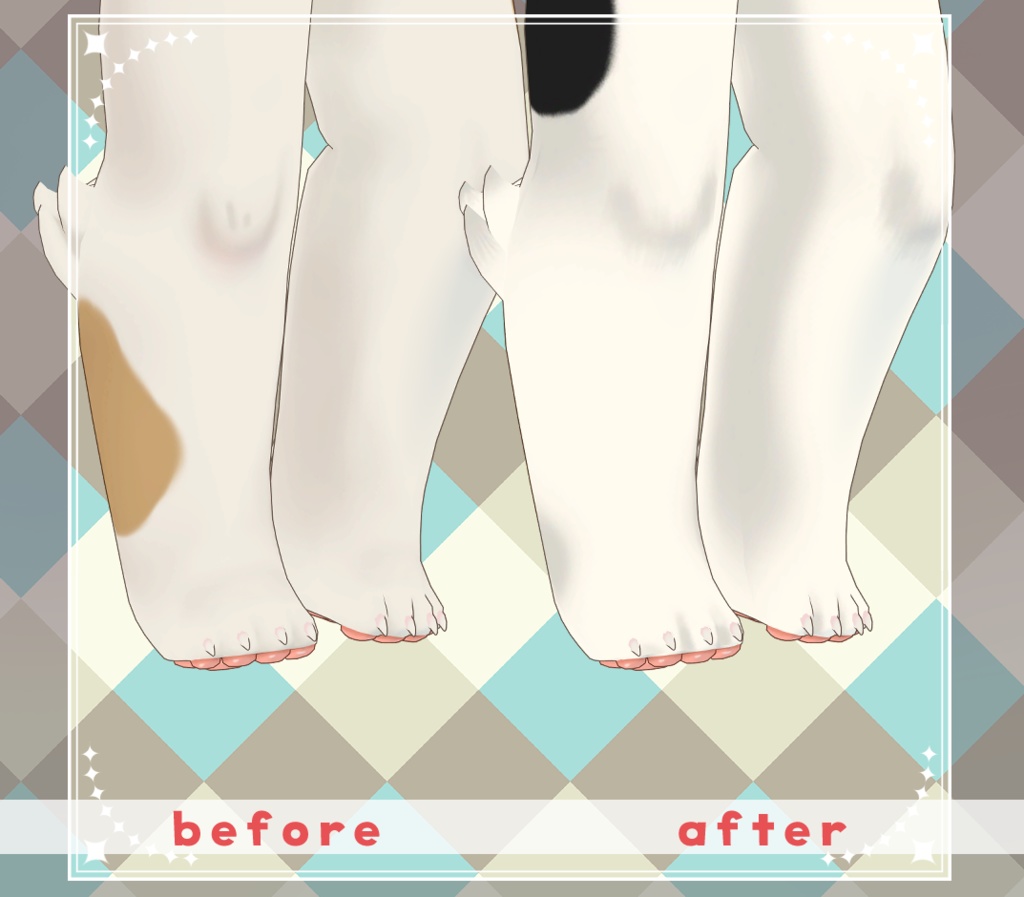 【麟/RIN】毛色チェンジ!アイ&ボディテクスチャ BodyTexture