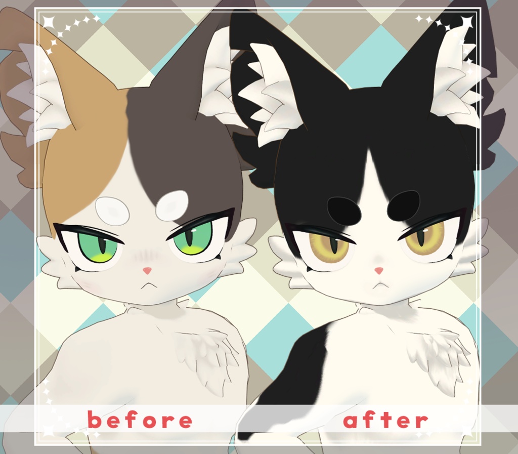 【麟/RIN】毛色チェンジ!アイ&ボディテクスチャ BodyTexture