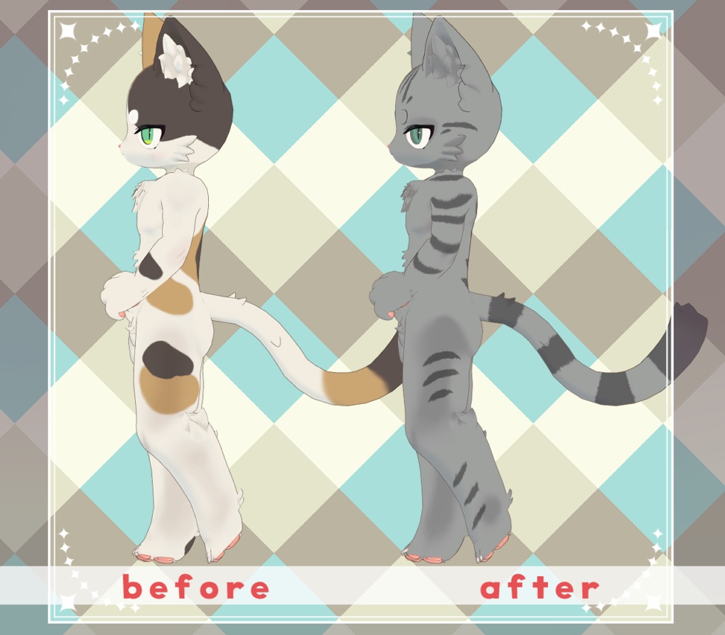 【麟/RIN】毛色チェンジ!アイ&ボディテクスチャ BodyTexture