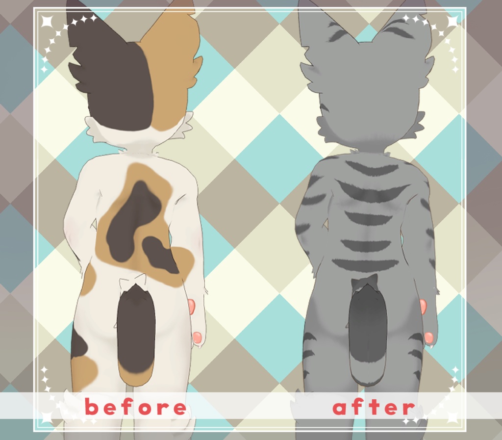 【麟/RIN】毛色チェンジ!アイ&ボディテクスチャ BodyTexture