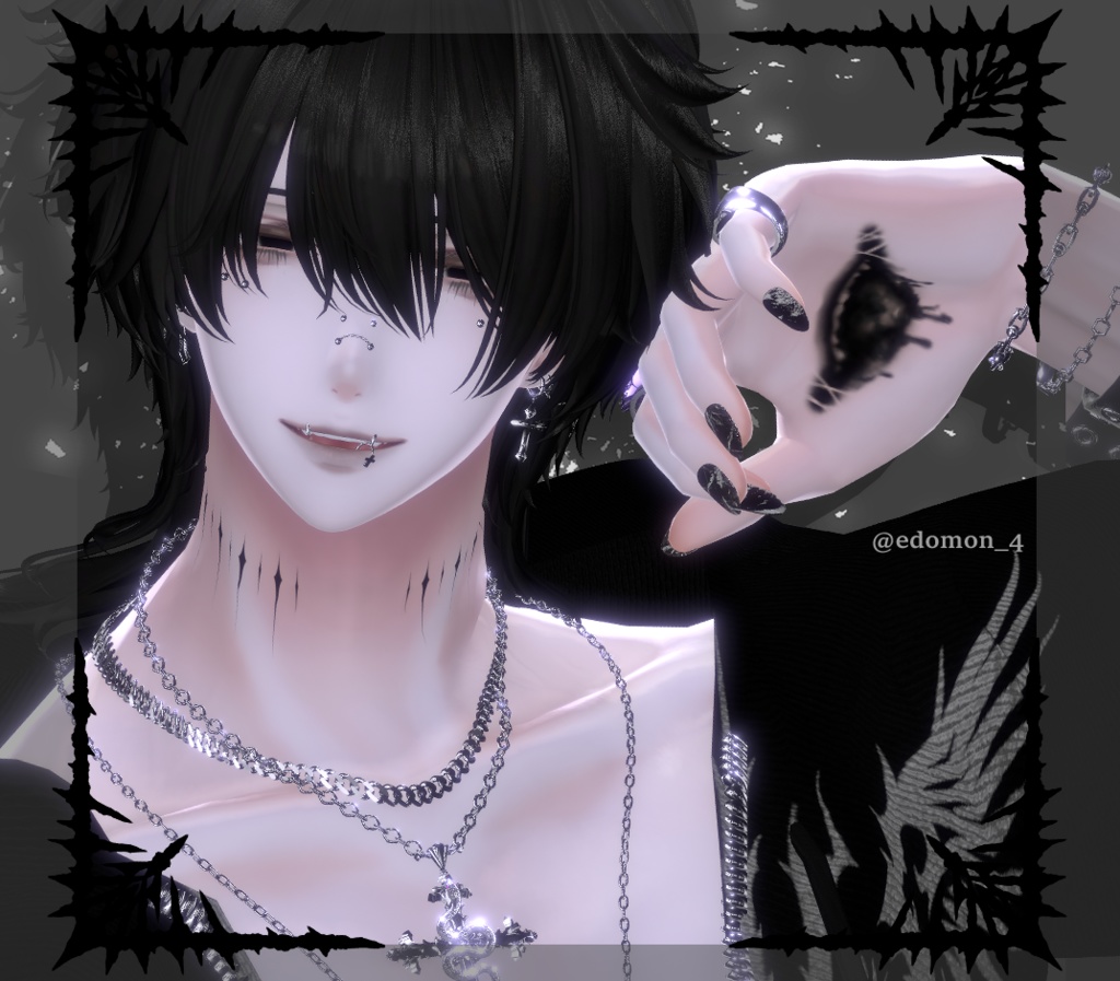 【Tatoo texture】Smile タトゥー 複数デザインセット