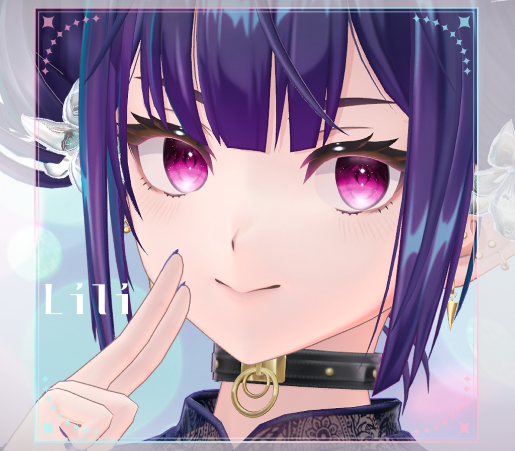 【複数アバター対応】にじみ水彩 EYE texture アイテクスチャ