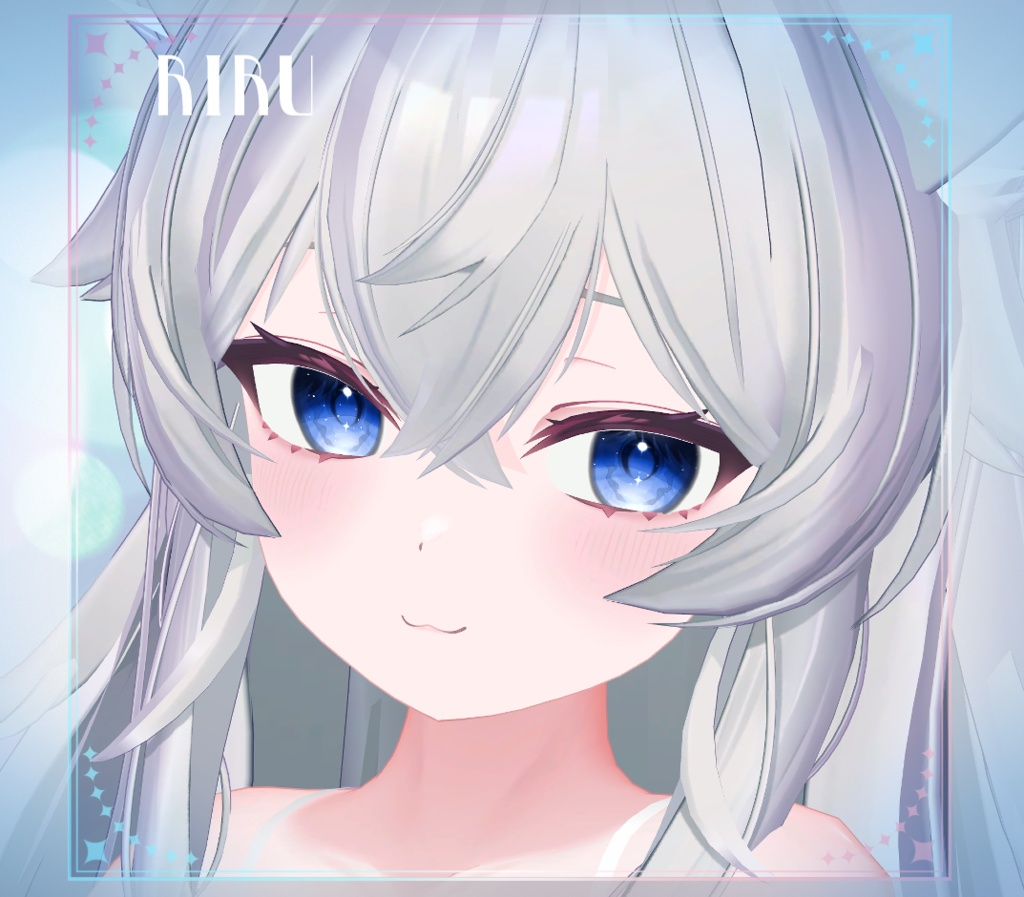 【複数アバター対応】にじみ水彩 EYE texture アイテクスチャ