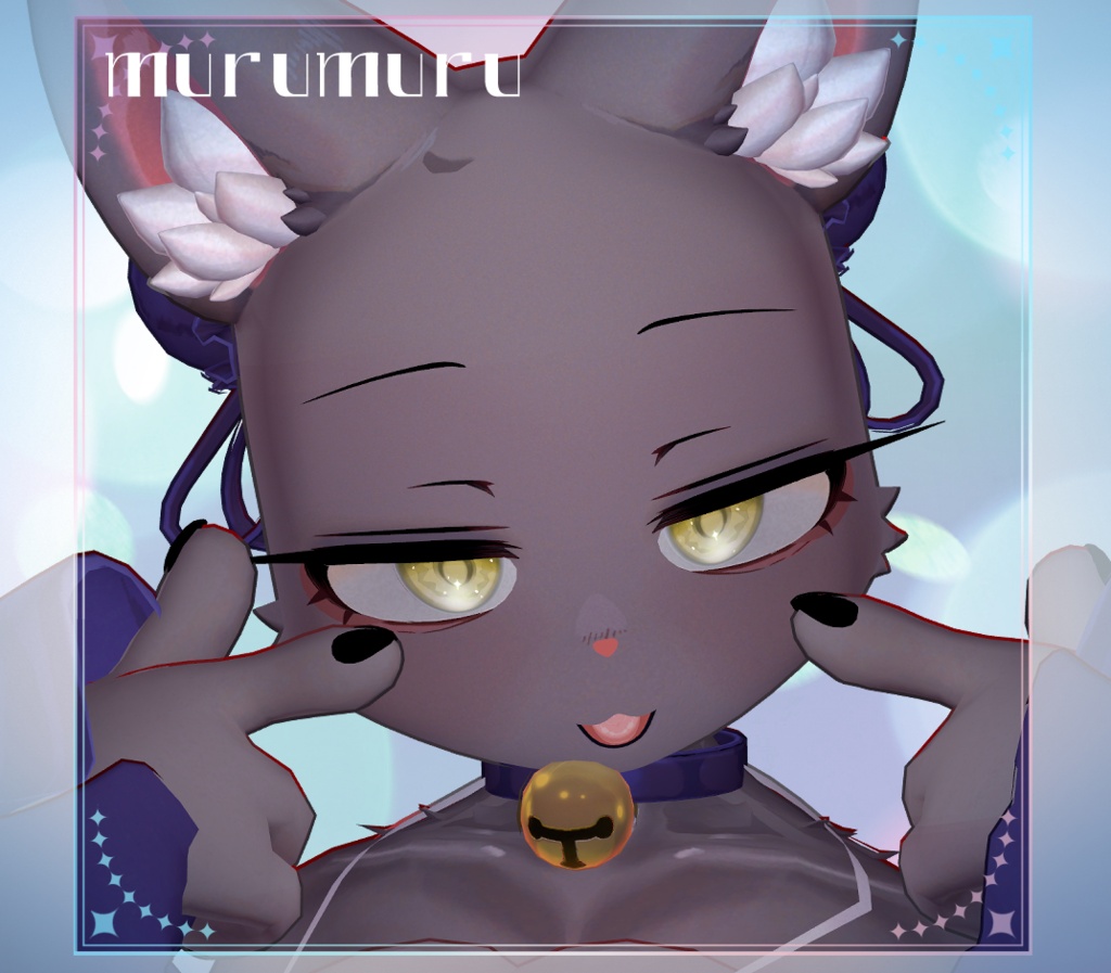 【複数アバター対応】にじみ水彩 EYE texture アイテクスチャ
