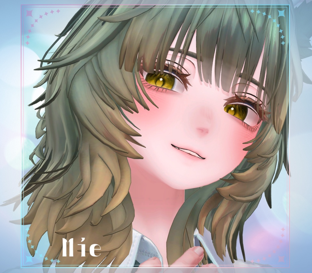 【複数アバター対応】にじみ水彩 EYE texture アイテクスチャ