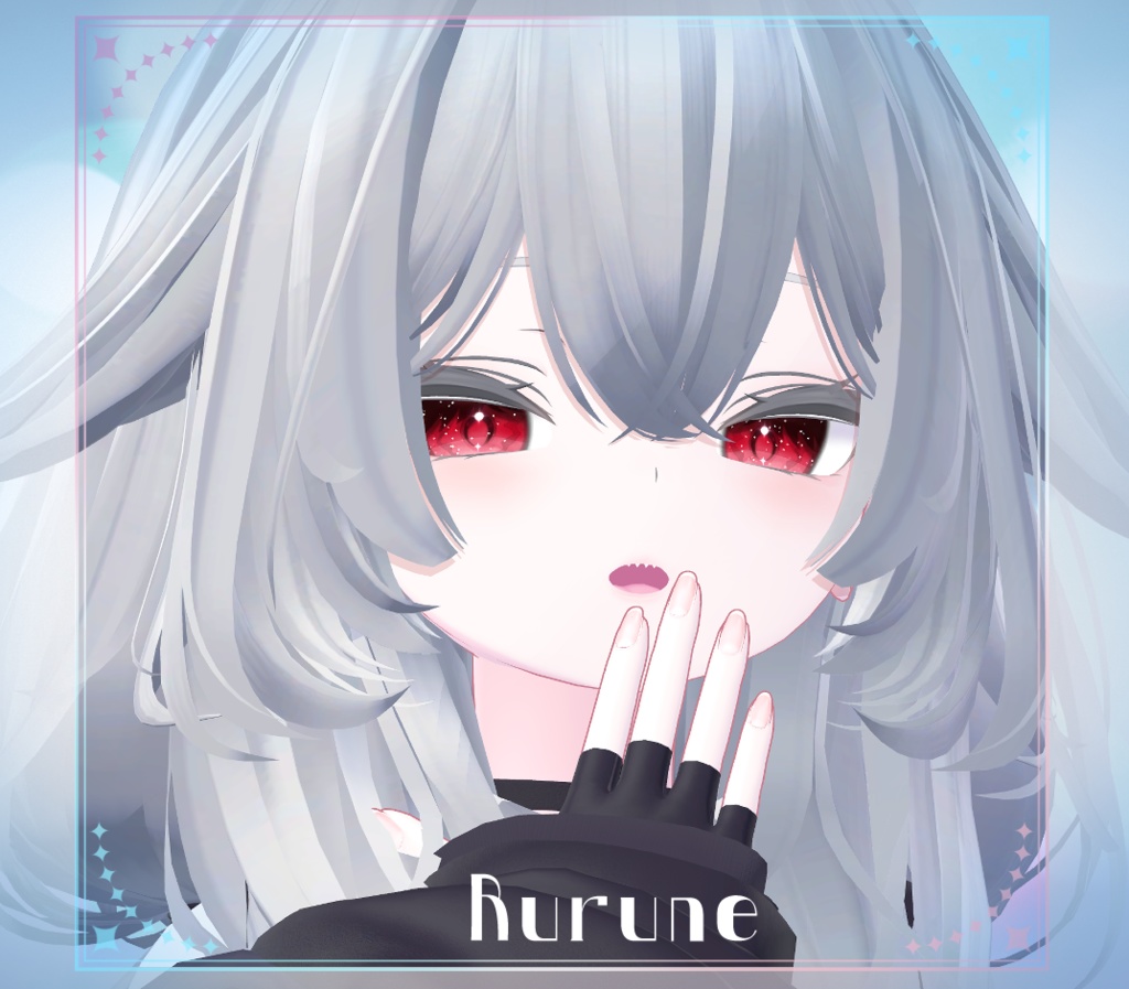 【複数アバター対応】にじみ水彩 EYE texture アイテクスチャ