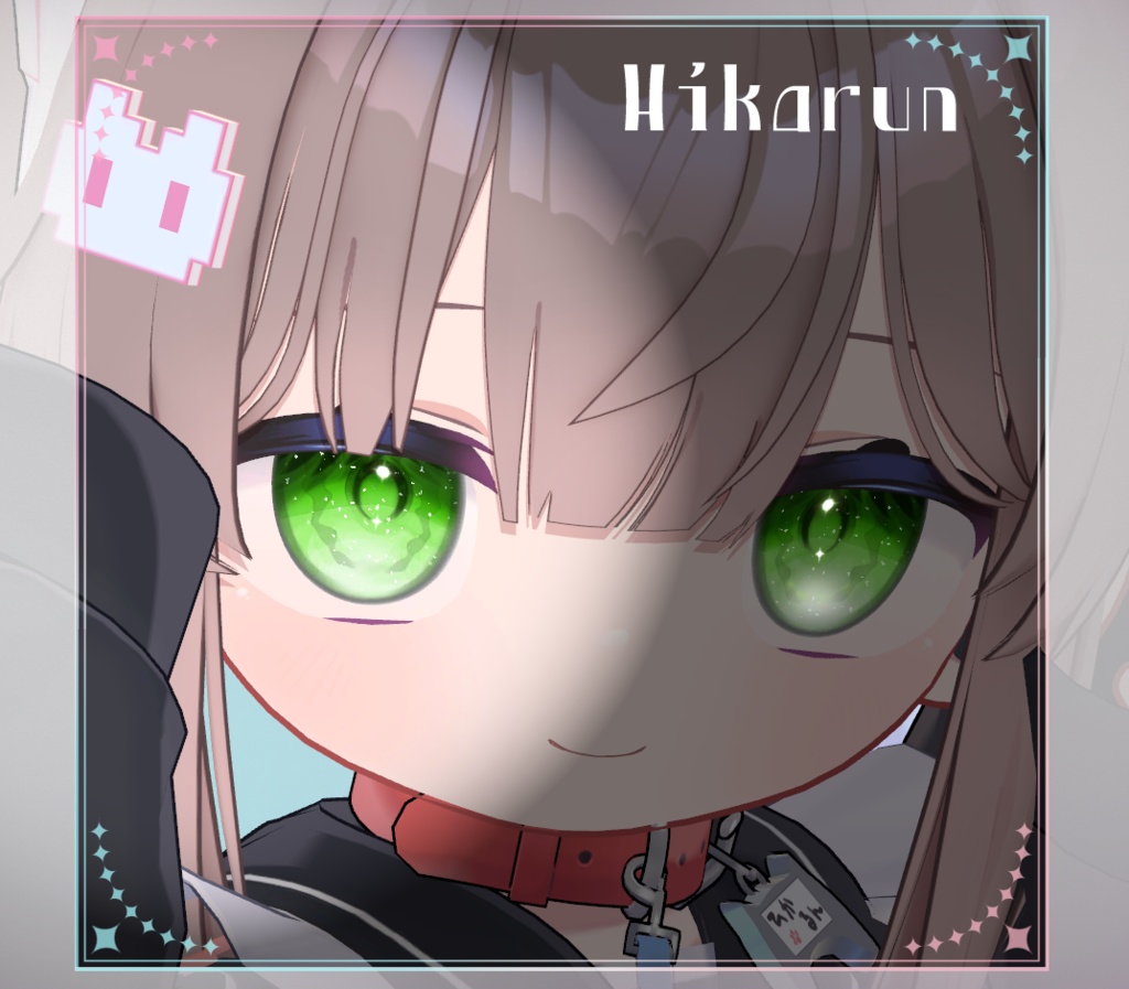 【複数アバター対応】にじみ水彩 EYE texture アイテクスチャ