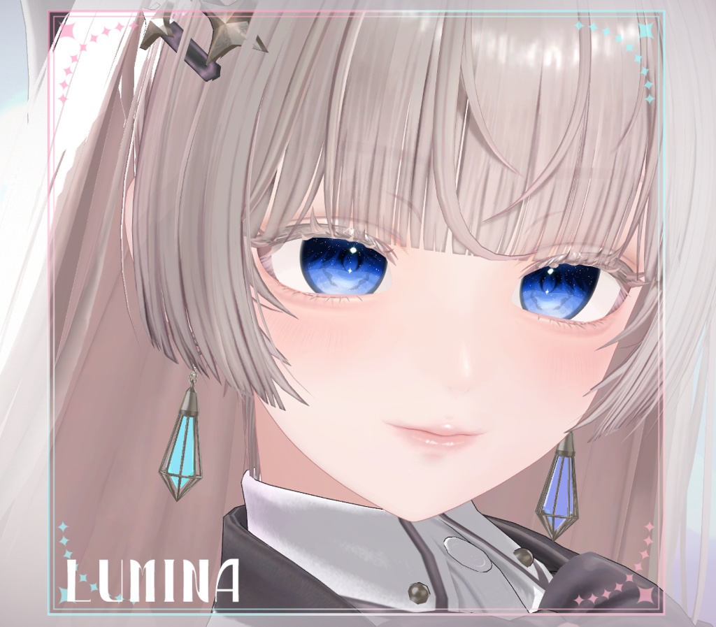 【複数アバター対応】にじみ水彩 EYE texture アイテクスチャ