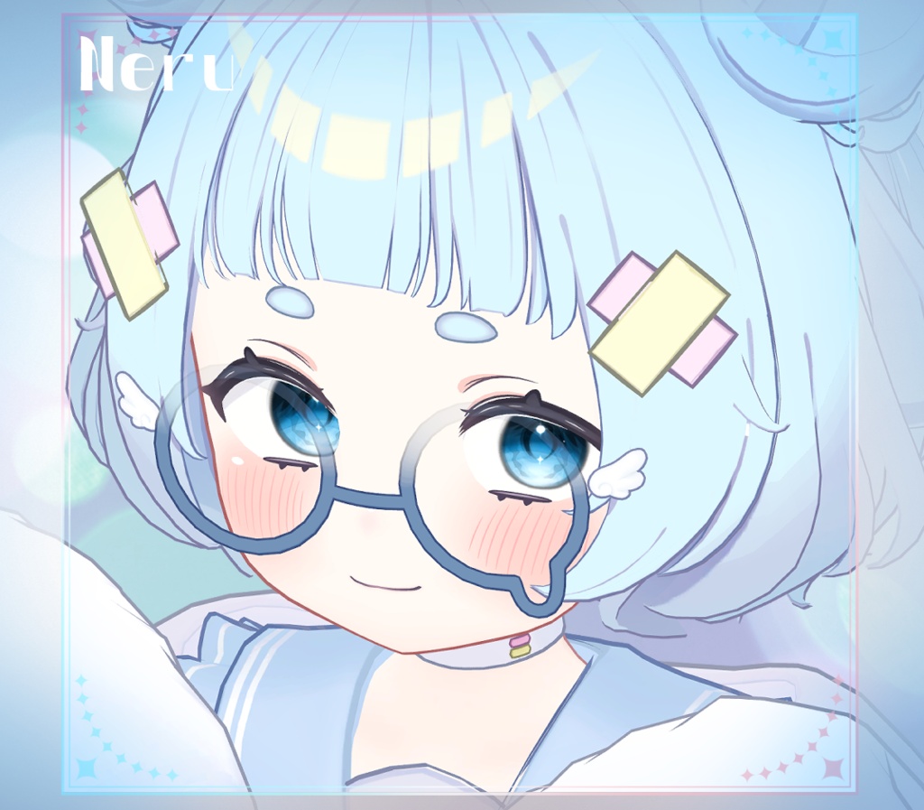 【複数アバター対応】にじみ水彩 EYE texture アイテクスチャ