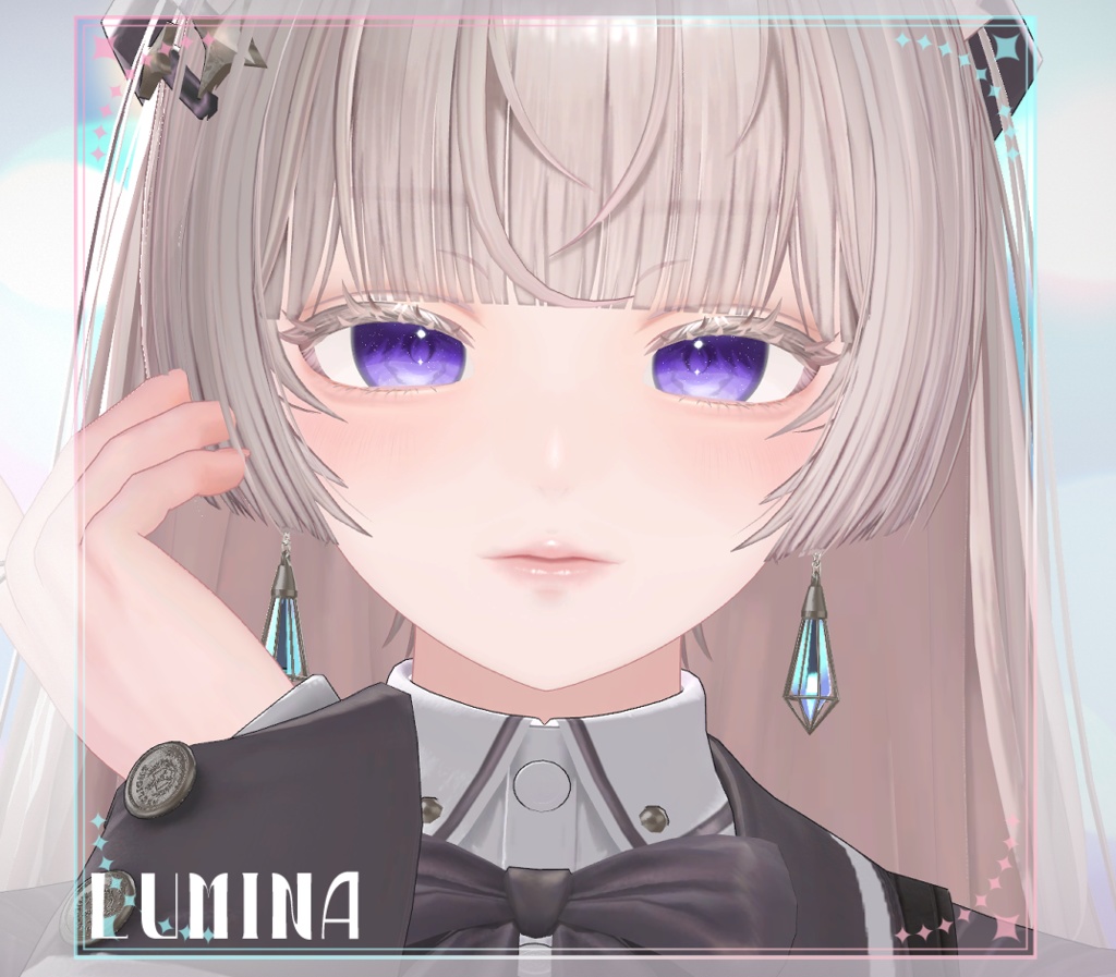 【複数アバター対応】にじみ水彩 EYE texture アイテクスチャ