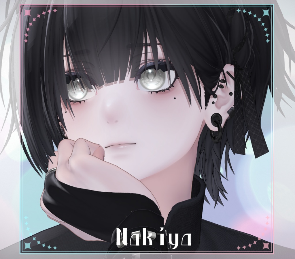 【複数アバター対応】にじみ水彩 EYE texture アイテクスチャ