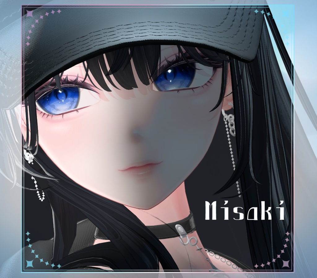 【複数アバター対応】にじみ水彩 EYE texture アイテクスチャ