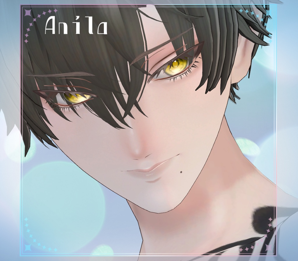 【複数アバター対応】にじみ水彩 EYE texture アイテクスチャ