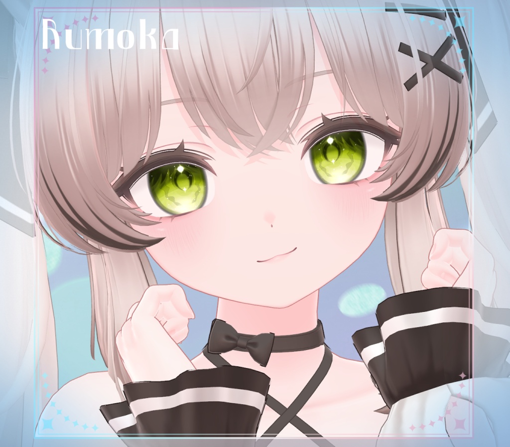 【複数アバター対応】にじみ水彩 EYE texture アイテクスチャ