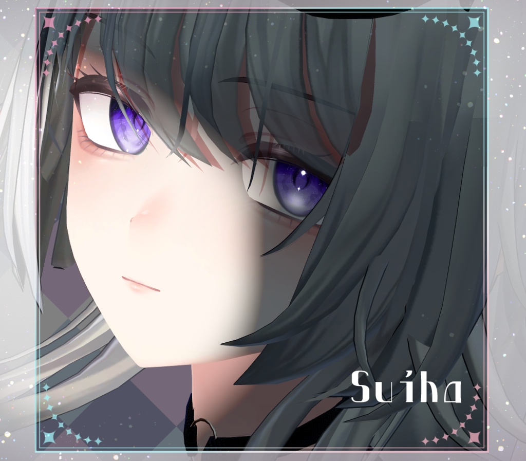 【複数アバター対応】にじみ水彩 EYE texture アイテクスチャ