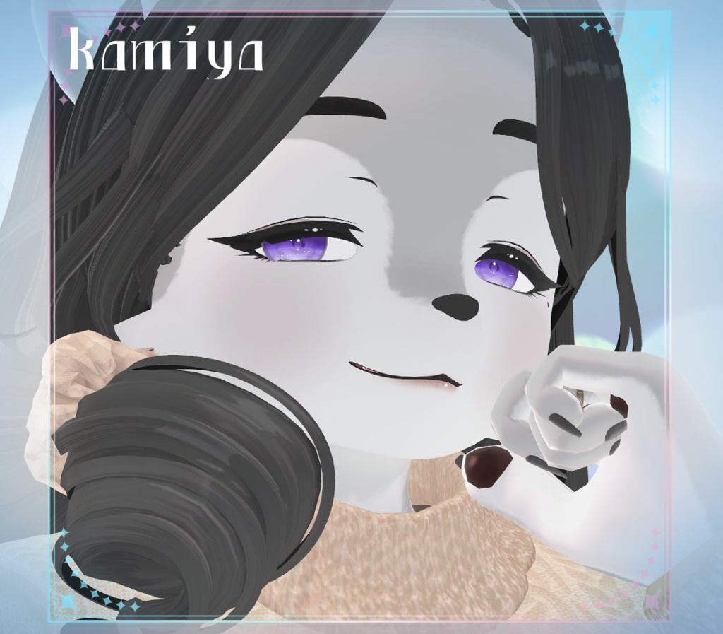 【複数アバター対応】にじみ水彩 EYE texture アイテクスチャ