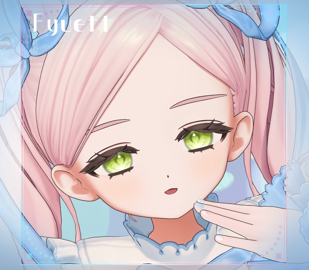 【複数アバター対応】にじみ水彩 EYE texture アイテクスチャ