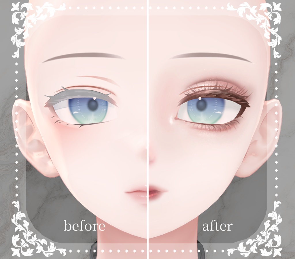 【森羅/Shinra】リアル姉系メイク Inner Corner × Bold Lashes Makeup Texture 05