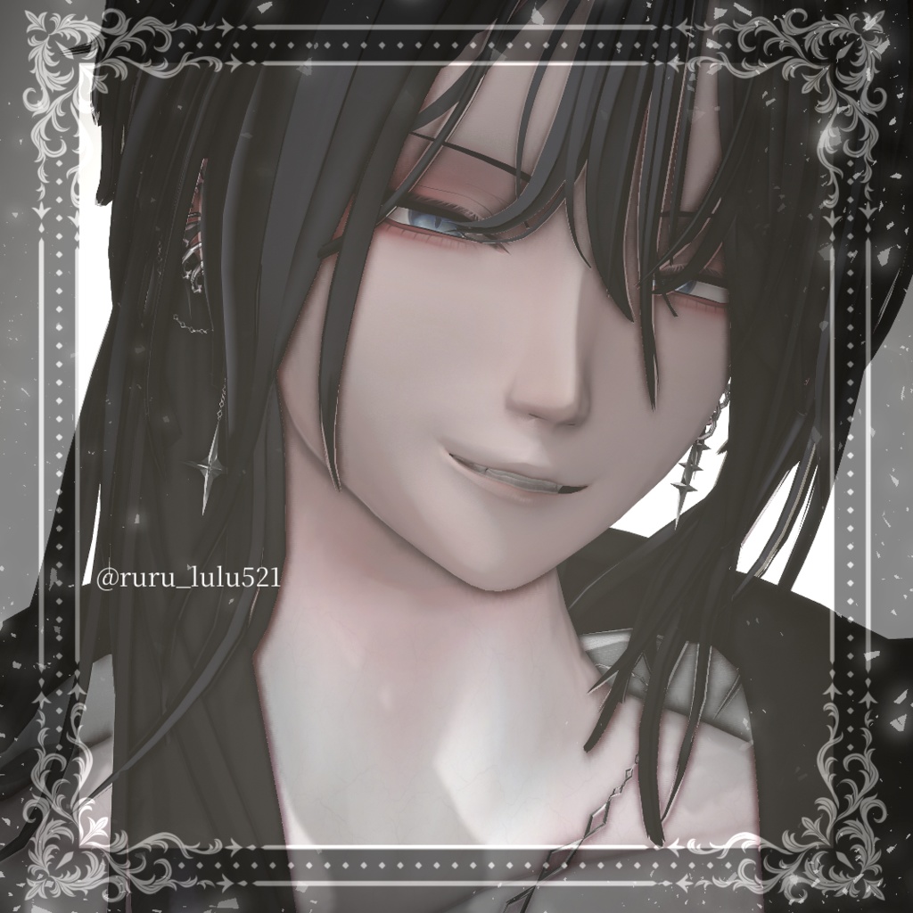 【獏/Baku】アイ&メイク テクスチャ01Eye & Makeup Texture& Blendshape