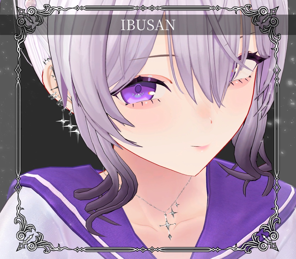 【複数アバター対応】Starcross Drop Accessory【VRChat想定】