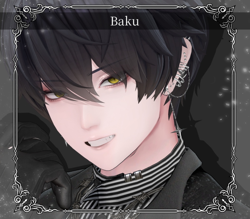 【複数アバター対応】Starcross Drop Accessory【VRChat想定】