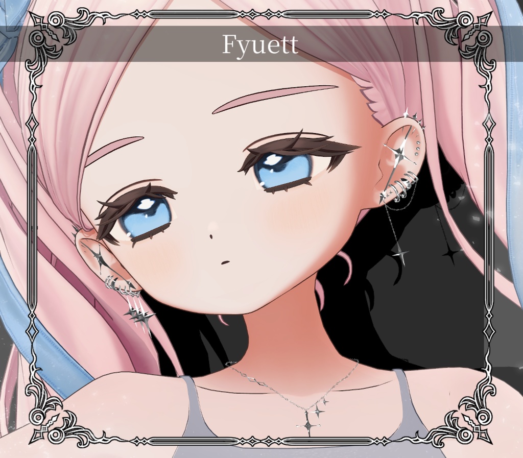【複数アバター対応】Starcross Drop Accessory【VRChat想定】