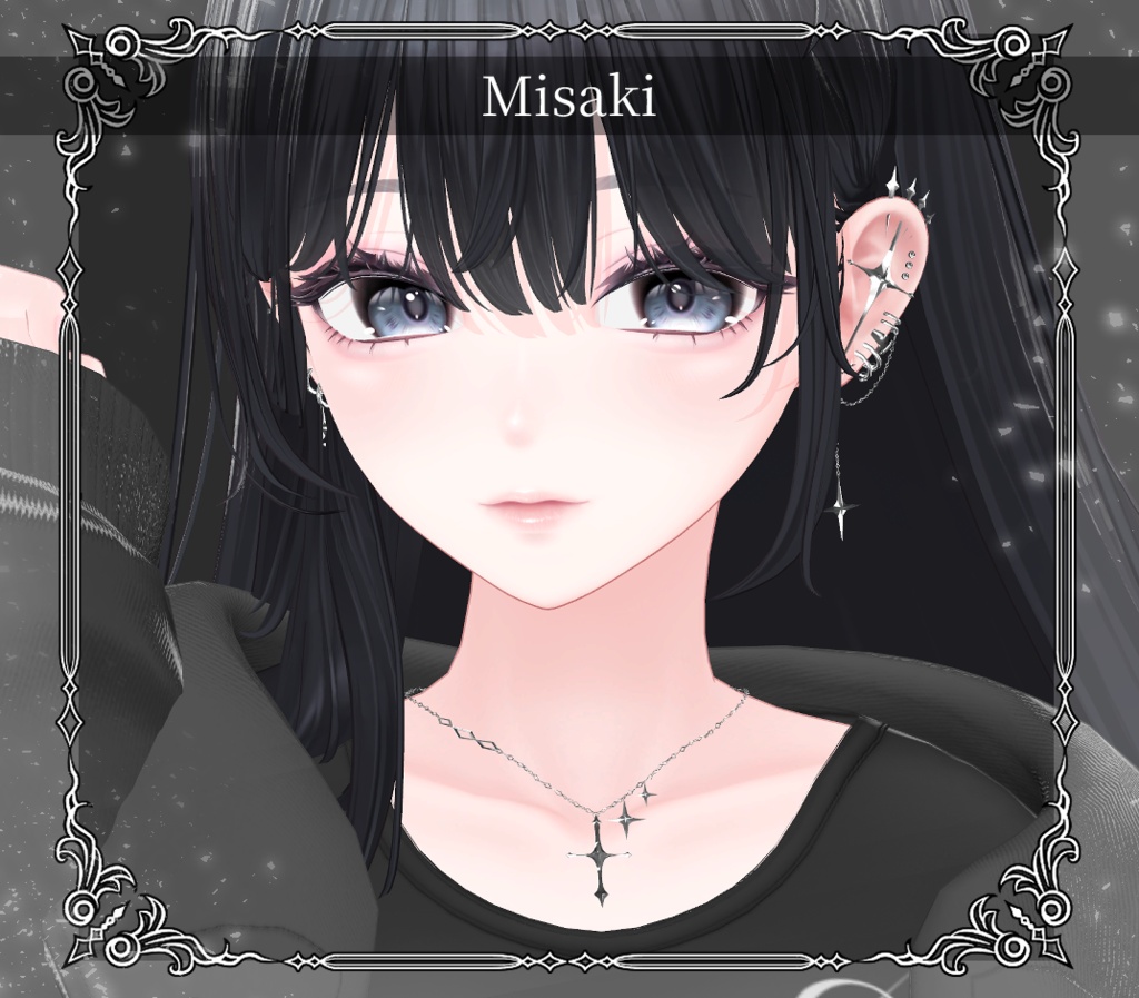 【複数アバター対応】Starcross Drop Accessory【VRChat想定】