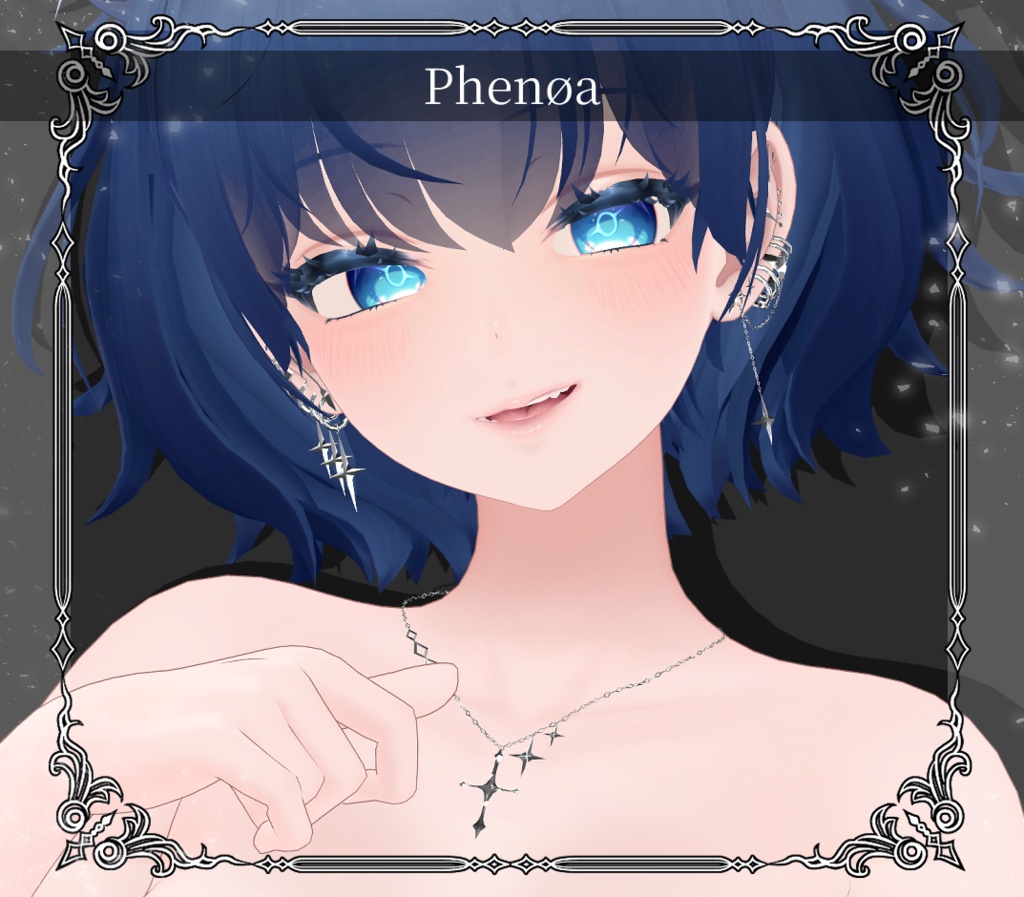 【複数アバター対応】Starcross Drop Accessory【VRChat想定】
