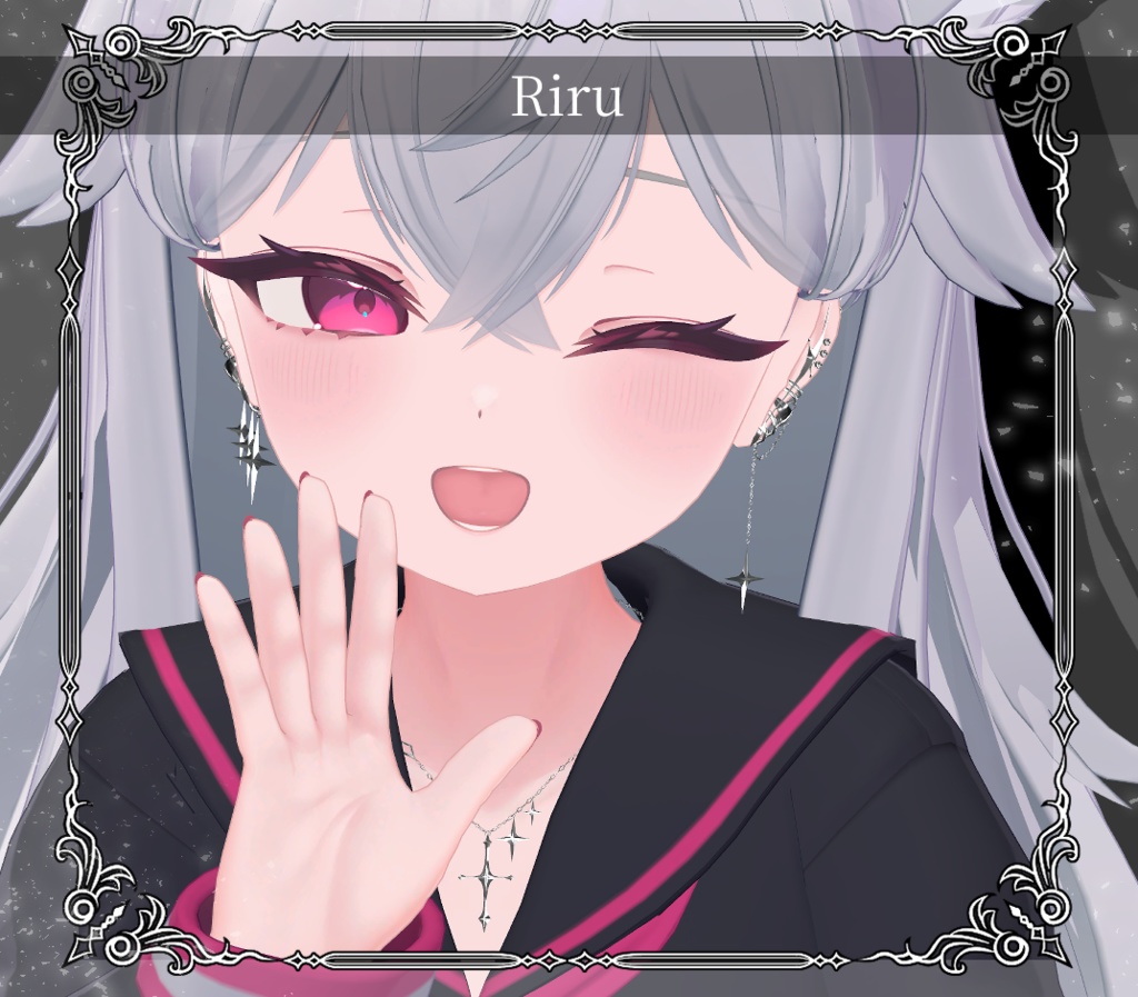 【複数アバター対応】Starcross Drop Accessory【VRChat想定】