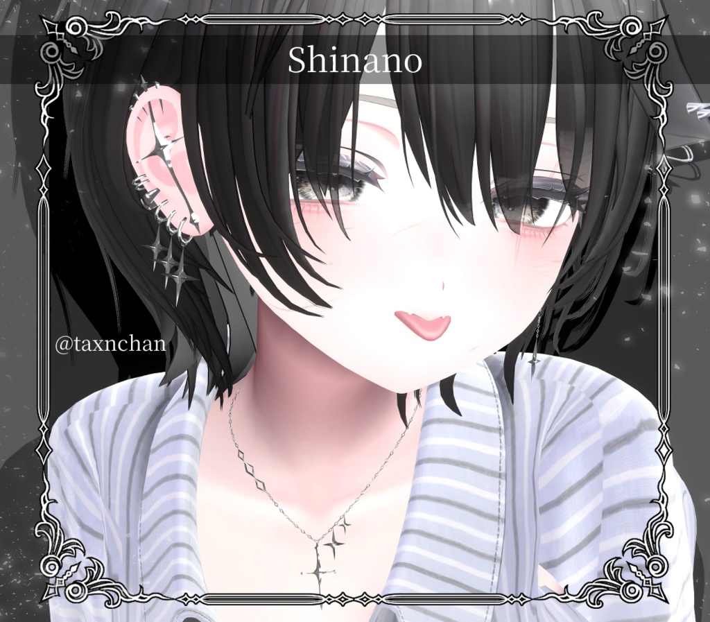 【複数アバター対応】Starcross Drop Accessory【VRChat想定】