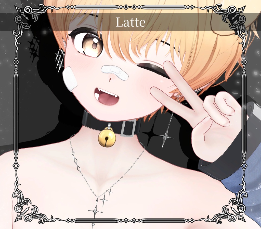 【複数アバター対応】Starcross Drop Accessory【VRChat想定】