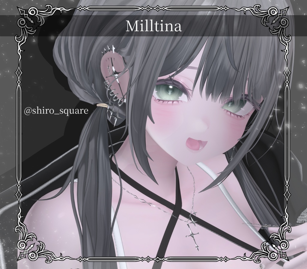 【複数アバター対応】Starcross Drop Accessory【VRChat想定】