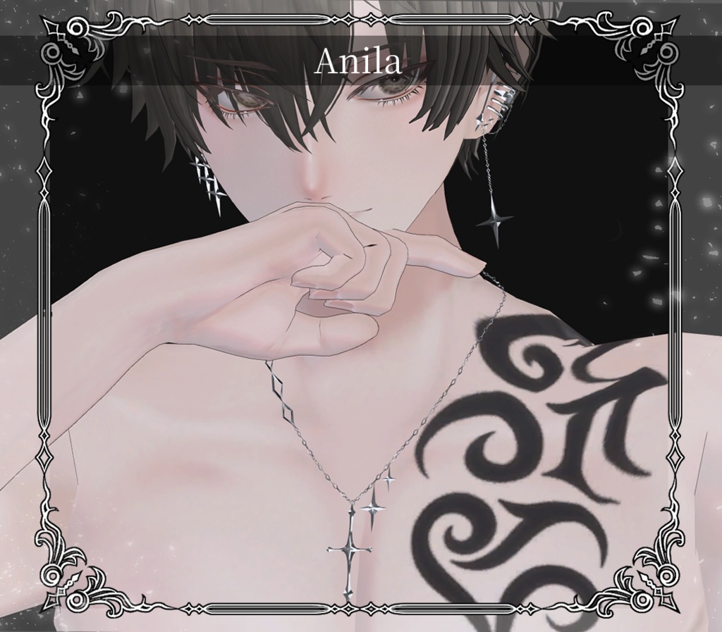 【複数アバター対応】Starcross Drop Accessory【VRChat想定】