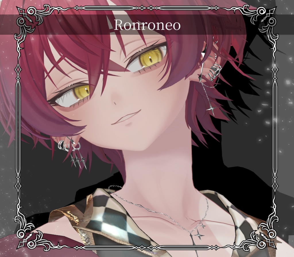 【複数アバター対応】Starcross Drop Accessory【VRChat想定】