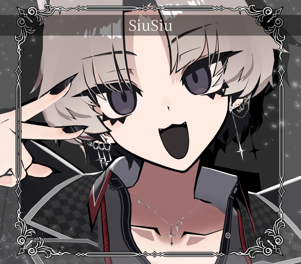 【複数アバター対応】Starcross Drop Accessory【VRChat想定】