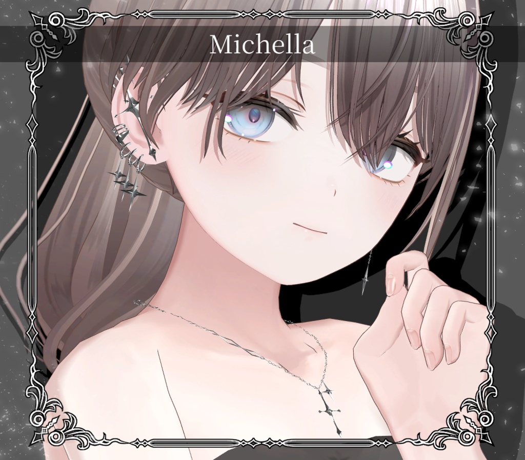 【複数アバター対応】Starcross Drop Accessory【VRChat想定】