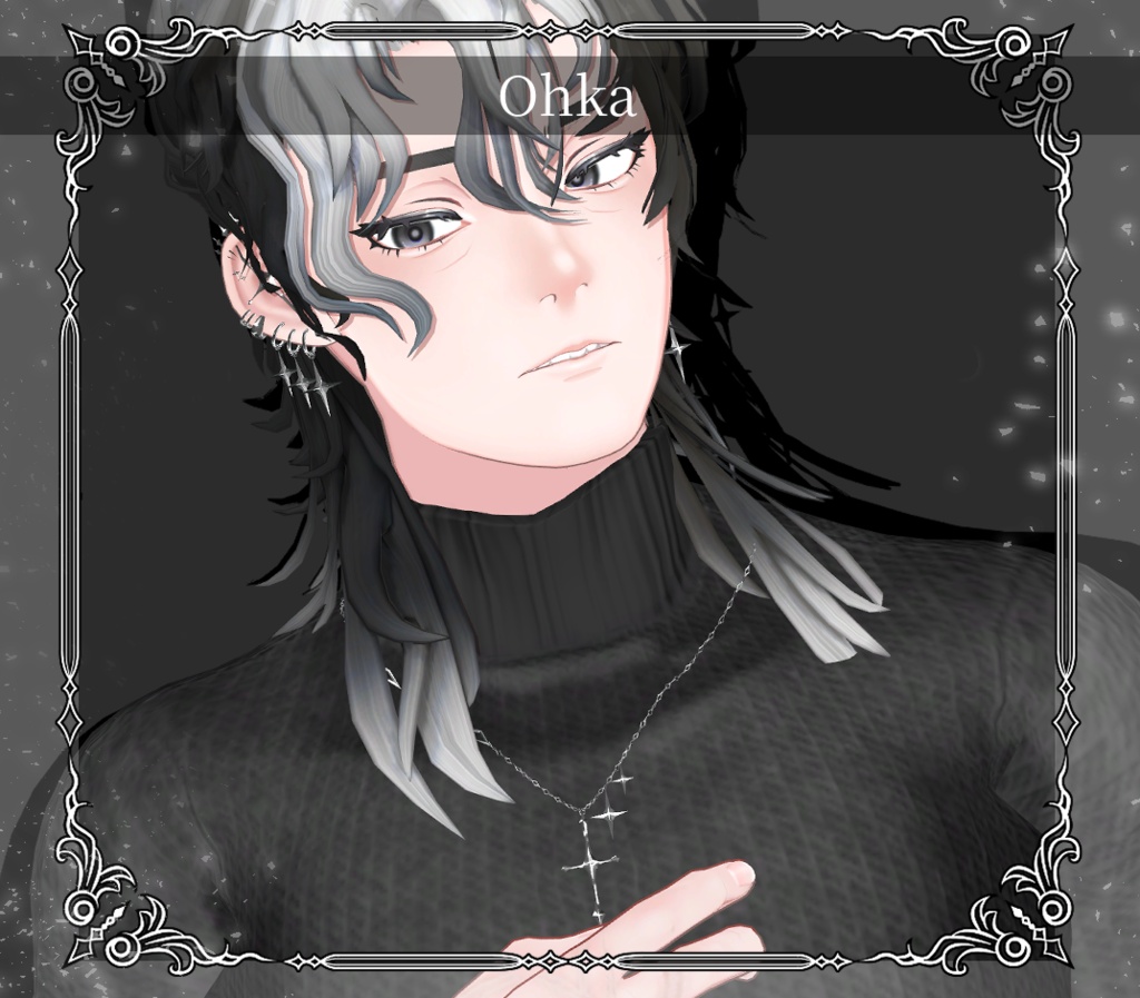 【複数アバター対応】Starcross Drop Accessory【VRChat想定】