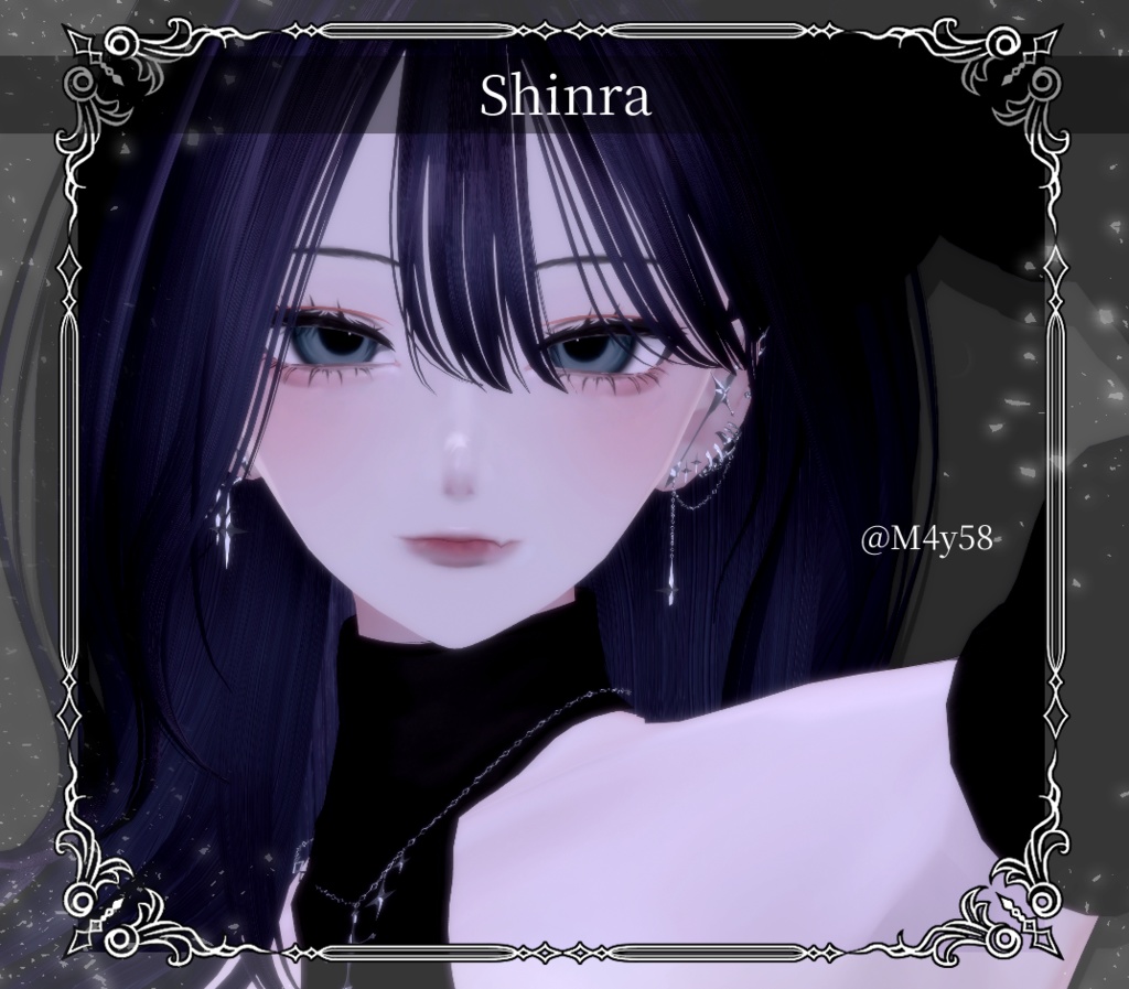 【複数アバター対応】Starcross Drop Accessory【VRChat想定】