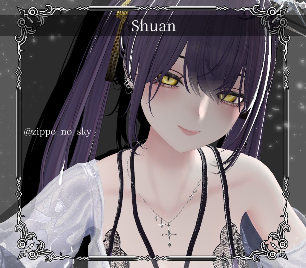 【複数アバター対応】Starcross Drop Accessory【VRChat想定】