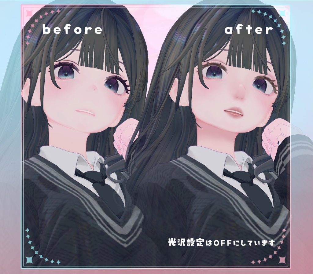【ラビ先輩/Rabbi Senpai】メイク テクスチャ Makeup Texture 01