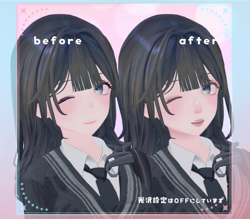 【ラビ先輩/Rabbi Senpai】メイク テクスチャ Makeup Texture 01